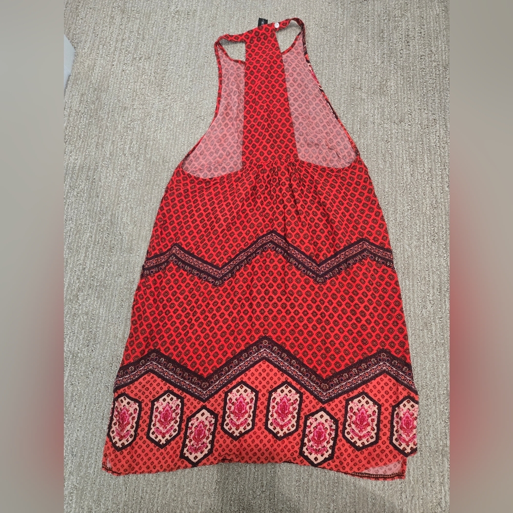 MINKPINK Red Asymmetrical Halter Sundress - Picture 6 of 7